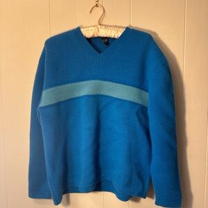 Vintage GAP Men's V-Neck Color block Sweater